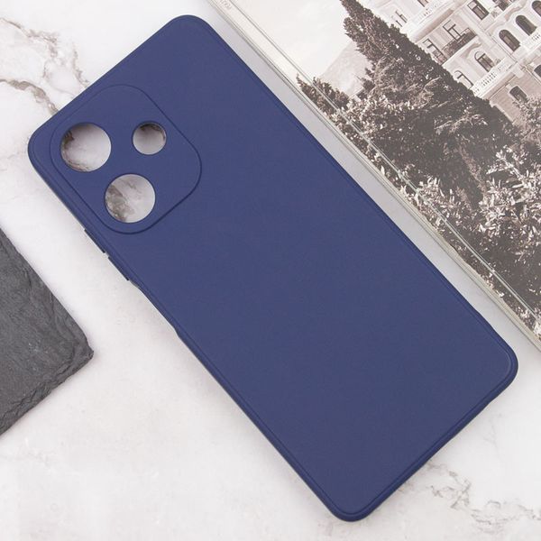 Силіконовий чохол Candy Full Camera для Infinix Hot 30i Синій / Dark Blue 286315 фото