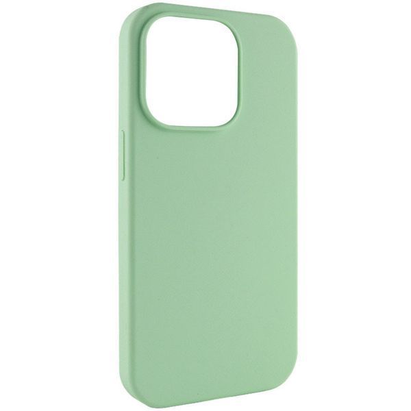Чохол Silicone Case Full Protective (AA) NO LOGO для Apple iPhone 14 Pro (6.1") Зелений / Pistachio 348893 фото