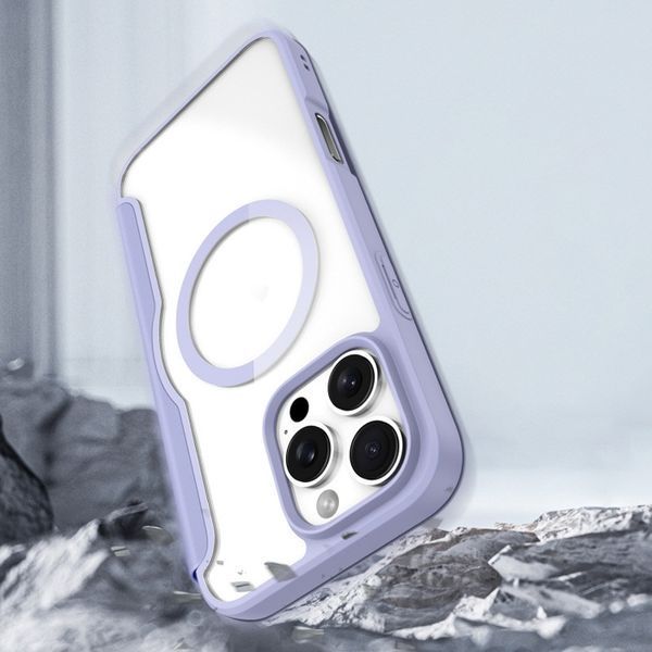 Чохол-книжка Dux Ducis Skin X Pro with MagSafe для Apple iPhone 16 Pro (6.3") Purple 322713 фото