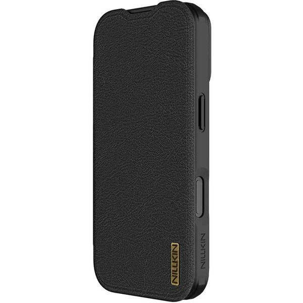 Шкіряний чохол-книжка Nillkin Qin Pro Camshield для Apple iPhone 17 (6.3") Black 401083 фото