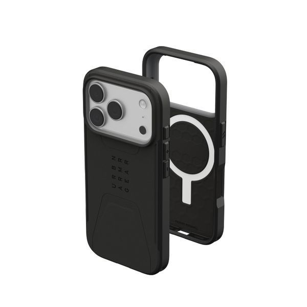 Чохол-накладка iPhone 17 Pro UAG Civilian MagSafe (114545114040) Black 393845 фото
