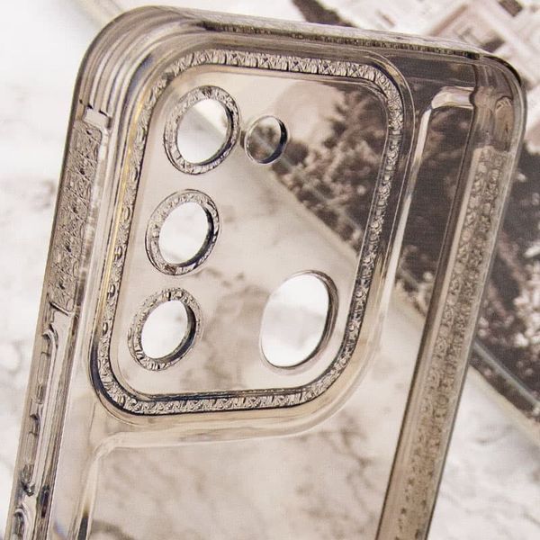 Чохол TPU Starfall Clear для TECNO Spark 8C Сірий 270470 фото