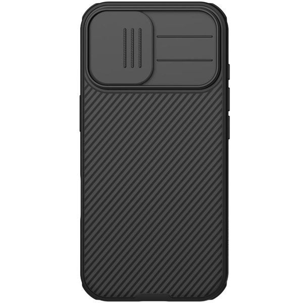 Карбонова накладка Nillkin CamShield Pro Magnetic для Apple iPhone 17 (6.3") Black 398577 фото
