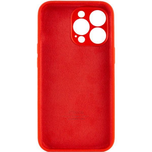 Чохол Silicone Case Full Camera Protective (AA) для Apple iPhone 14 Pro (6.1") Червоний / Red 257115 фото