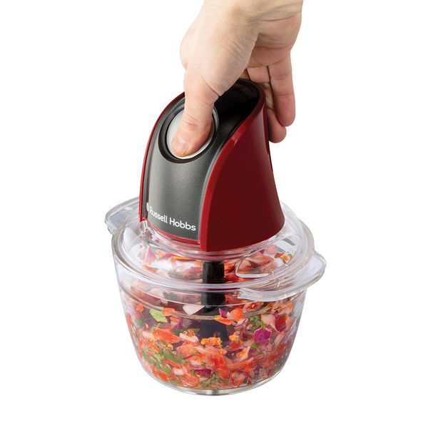 Подрібнювач Russell Hobbs Desire Red, 200Вт, чаша-500мл, скло, корпус-пластик, червоний 363836 фото
