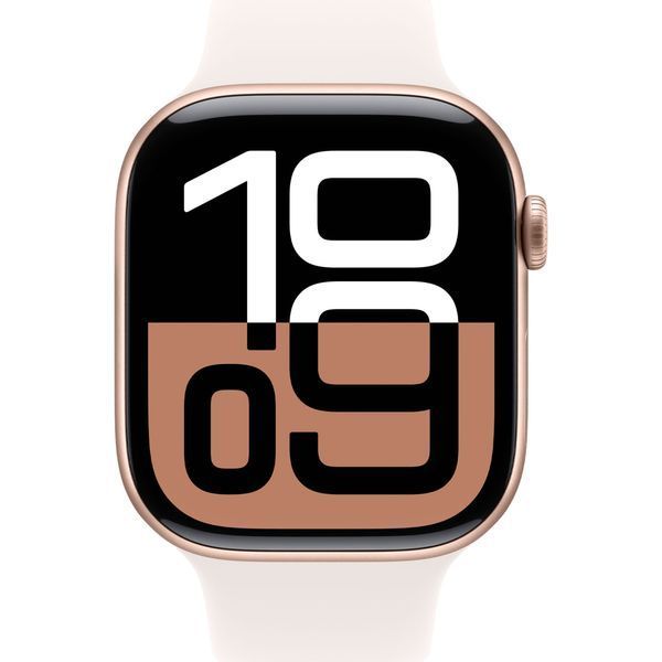Смарт-годинник Apple Watch Series 10 GPS + LTE 42mm Rose Gold Aluminium Case With Light Blush Sport Band S/M MWX93 325838 фото