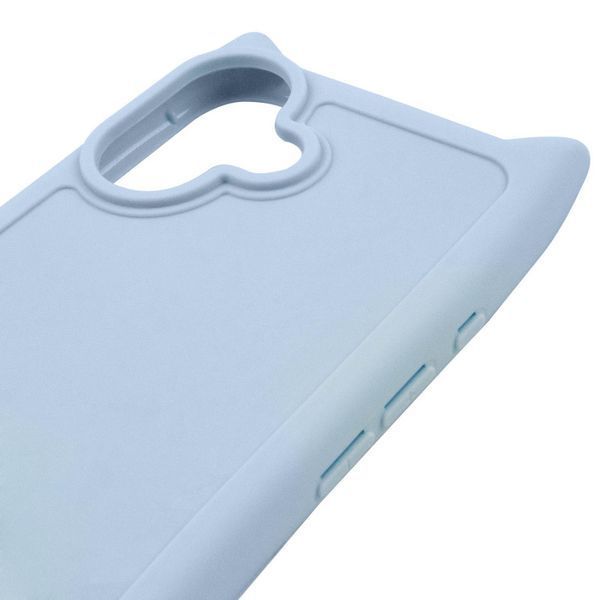 Чохол TPU GETMAN Cat with straps для Apple iPhone 16 Plus (6.7") Blue 357613 фото