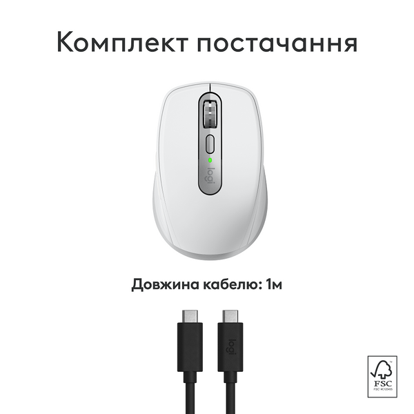 Миша LOGITECH MX Anywhere 3S for Mac, Pale Grey (910-006946) 317926 фото