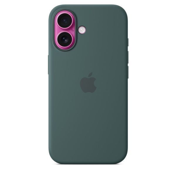 Чохол-накладка Apple iPhone 16 Plus Silicone Case with MagSafe - Lake Green (MYYH3) 322309 фото