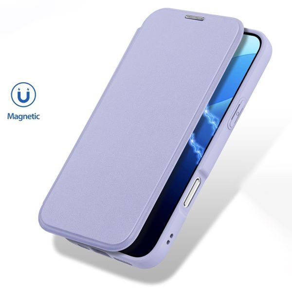 Чохол-книжка Dux Ducis Skin X Pro with MagSafe для Apple iPhone 16 Pro (6.3") Purple 322713 фото