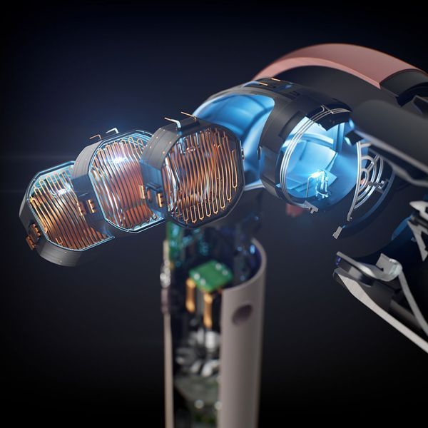 Фен Dyson Supersonic HD18 Professional Hair Dryer Curly+Coily (123486-01) Jasper Plum 393442 фото