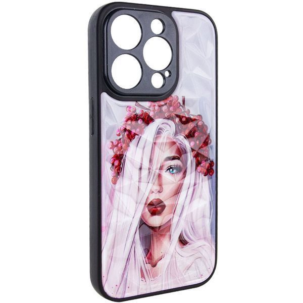 TPU+PC чохол Prisma Ladies для Apple iPhone 14 Pro Max (6.7") Ukrainian Girl 262518 фото