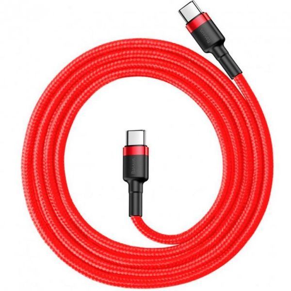 Кабель Baseus Cafule Type-C/Type-C (CATKLF-G09) Red 1m 214750 фото