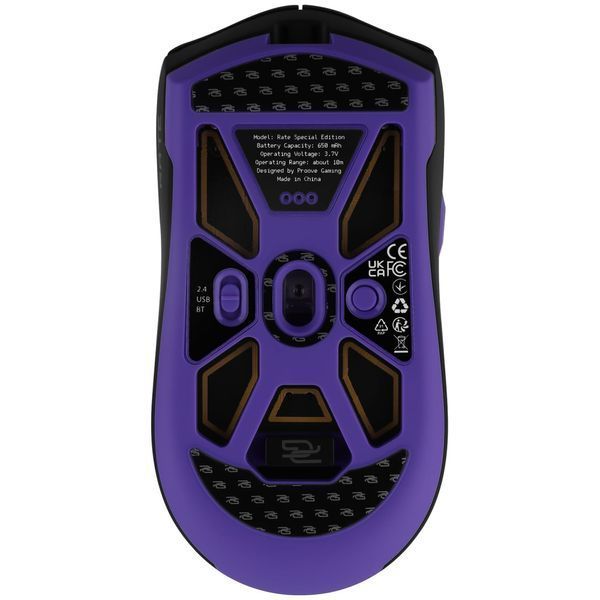 Бездротова ігрова миша Proove Gaming Rate Special Edition (CMRTWRS03002) white/purple 380694 фото