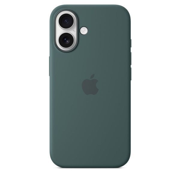 Чохол-накладка Apple iPhone 16 Plus Silicone Case with MagSafe - Lake Green (MYYH3) 322309 фото