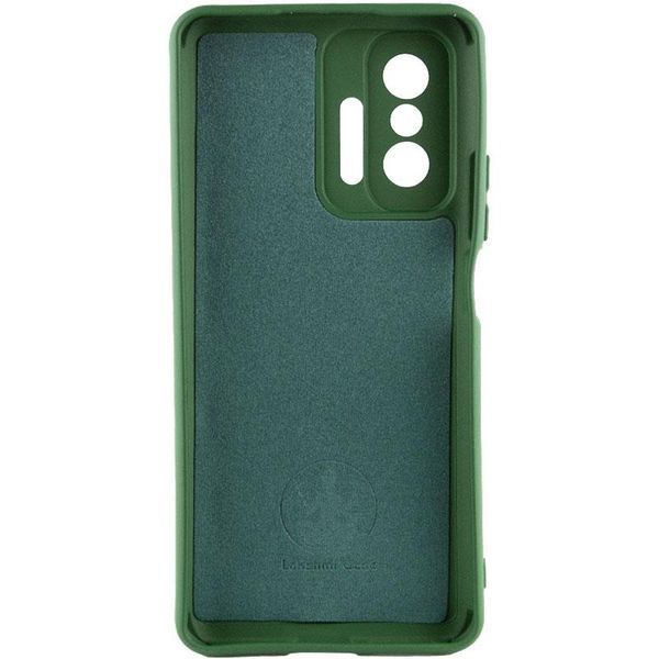 Чохол Silicone Cover Ummi Lakshmi Full Camera (AA) для Xiaomi 11T / 11T Pro Зелений / Dark green 399550 фото