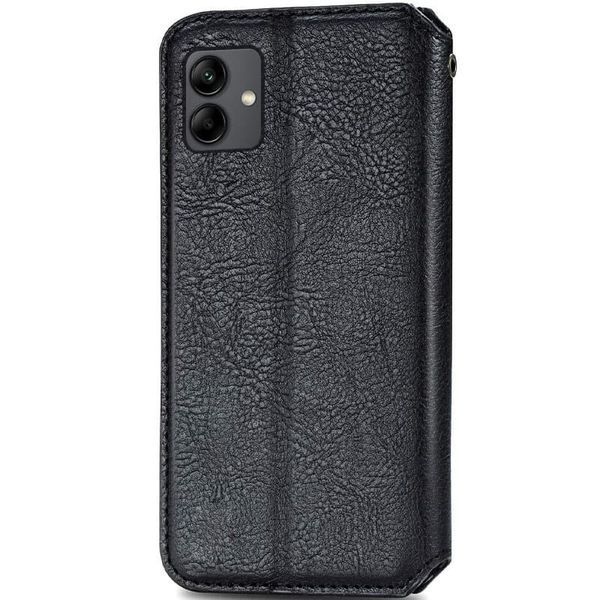 Шкіряний чохол книжка GETMAN Cubic (PU) для Samsung Galaxy A05 Чорний 280322 фото