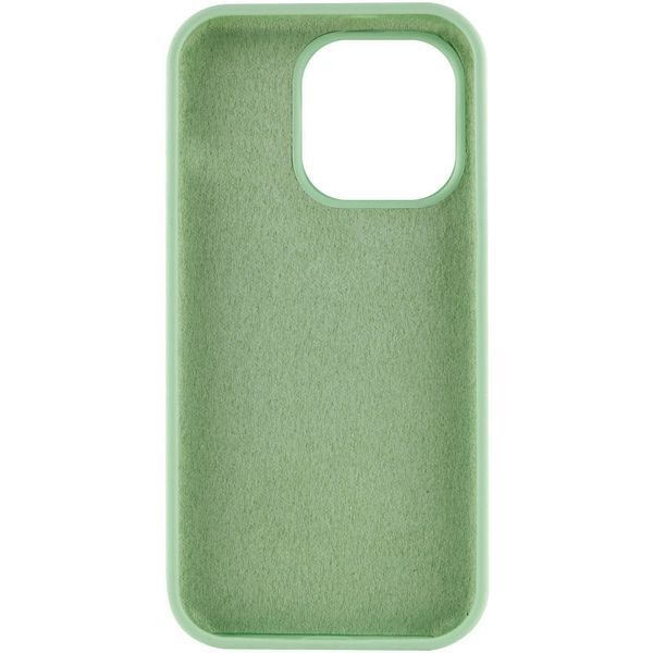Чохол Silicone Case Full Protective (AA) NO LOGO для Apple iPhone 14 Pro (6.1") Зелений / Pistachio 348893 фото