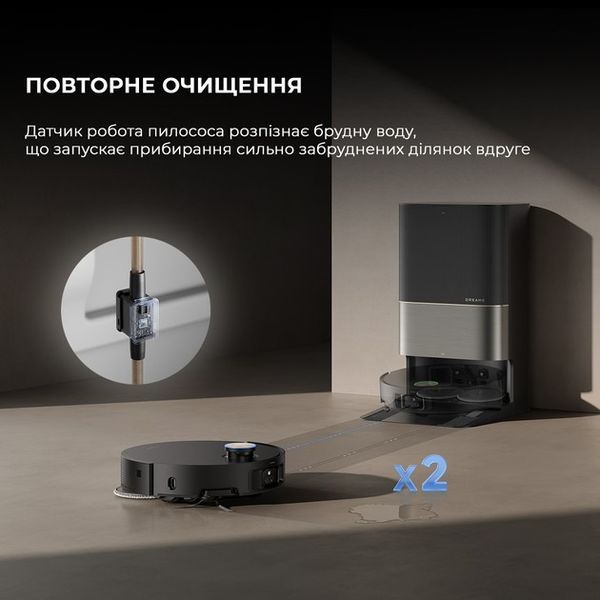 Робот-пилосос Dreame X50 Ultra Complete (RLX85CE-4-BL) Black 359386 фото
