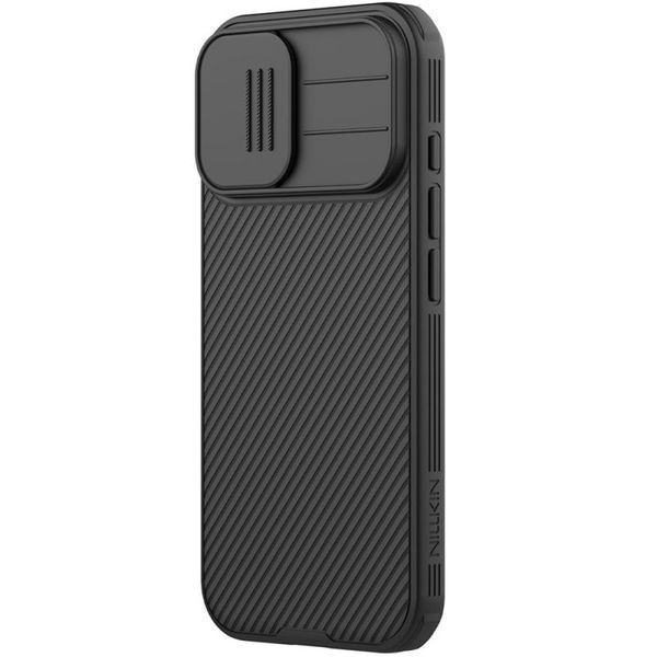 Карбонова накладка Nillkin CamShield Pro Magnetic для Apple iPhone 17 (6.3") Black 398577 фото
