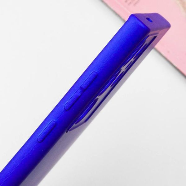 Чохол TPU GETMAN Liquid Silk Full Camera для Samsung Galaxy S24 Ultra Синій / Iris 397589 фото