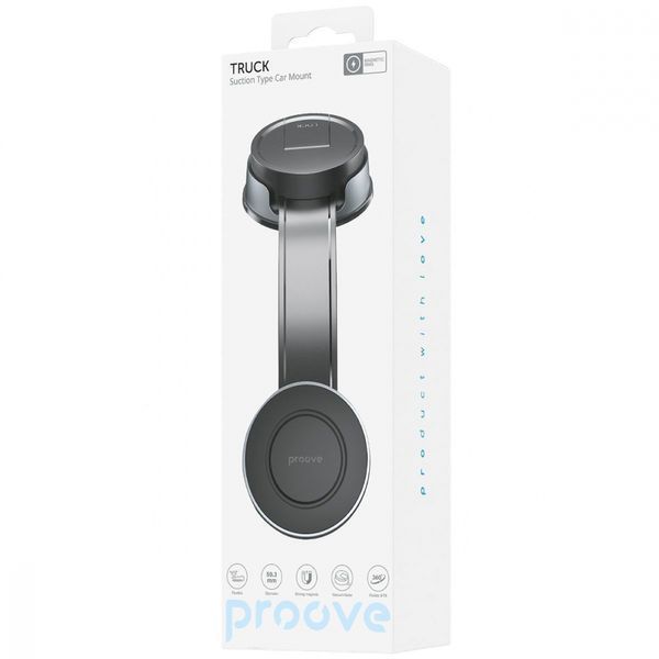 Автомобільний тримач Proove Truck Suction Type Car Mount (CHPT00000001) black 359182 фото