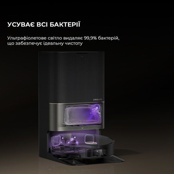 Робот-пилосос Dreame X50 Ultra Complete (RLX85CE-4-BL) Black 359386 фото