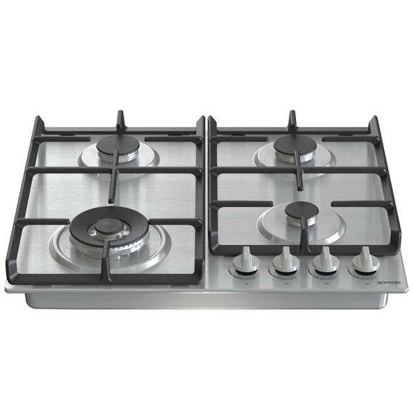 Варильна поверхня Gorenje газова, 60см, чавун, нерж (GW641EX) 363204 фото