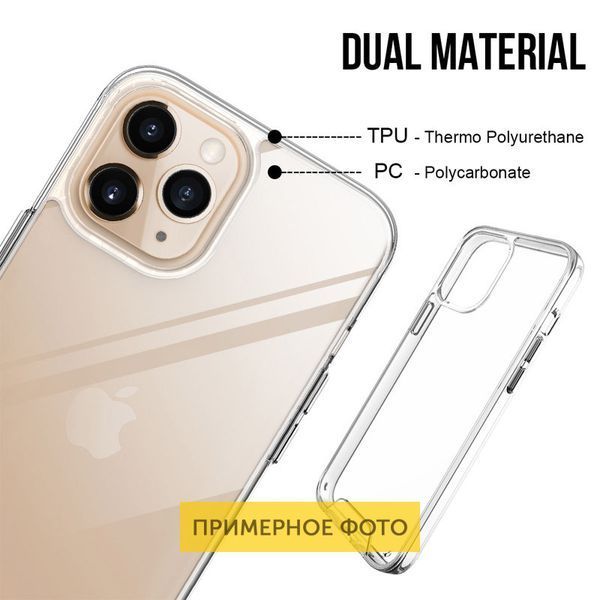 Чохол TPU Space Case transparent для Apple iPhone 16 Pro (6.3") Прозорий 319324 фото