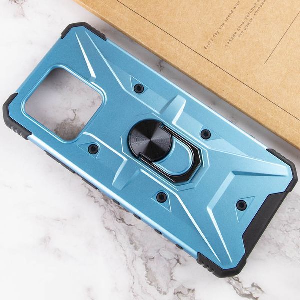 Ударостійкий чохол Pathfinder Ring для Xiaomi Redmi 10C / Poco C40 Блакитний / Light Blue 259260 фото