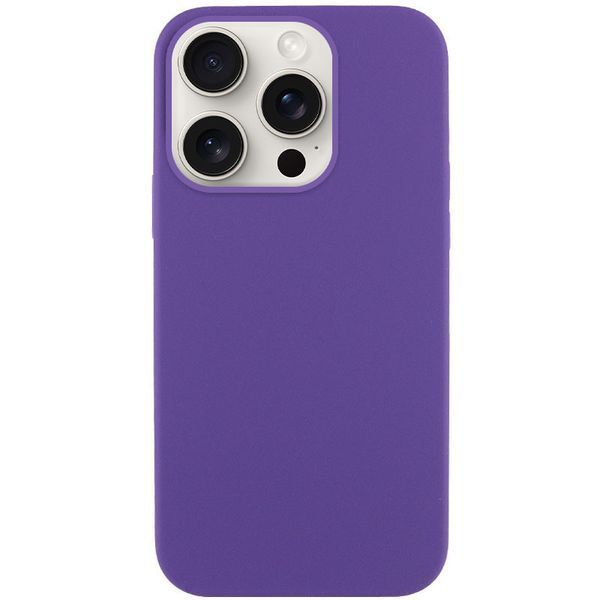 Чохол Silicone Case Full Protective (AA) NO LOGO для Apple iPhone 15 Pro (6.1") Фіолетовий / Amethyst 321325 фото