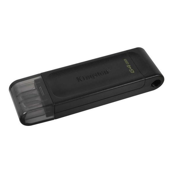 Флеш-накопичувач USB3.2 64GB Type-C Kingston DataTraveler 70 Black (DT70/64GB) 339166 фото