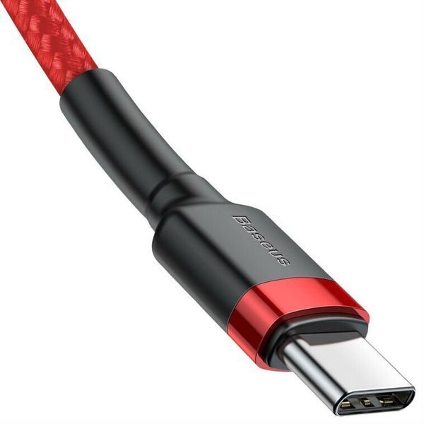Кабель Baseus Cafule Type-C/Type-C (CATKLF-G09) Red 1m 214750 фото
