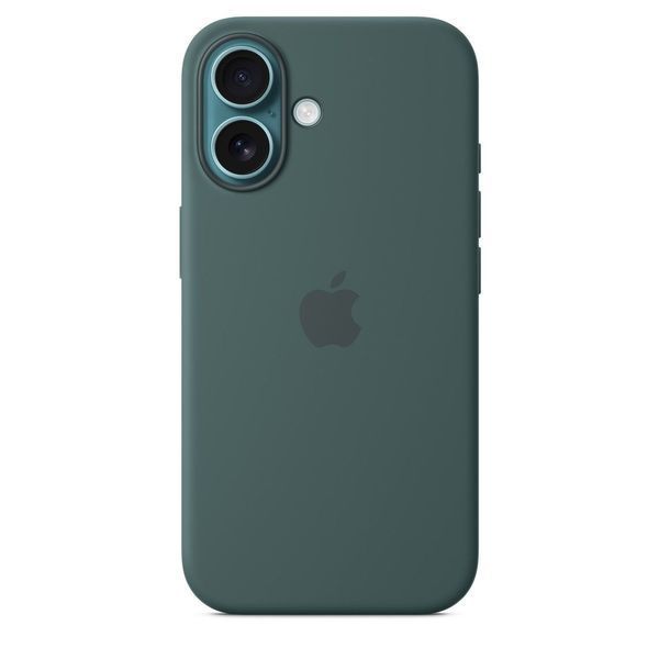 Чохол-накладка Apple iPhone 16 Plus Silicone Case with MagSafe - Lake Green (MYYH3) 322309 фото
