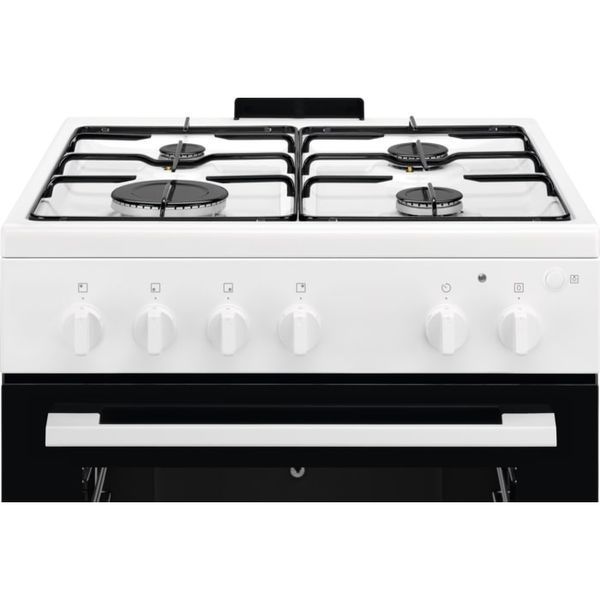 Плита Electrolux газова, 59л, 60x60см, білий (LKG604012W) 375404 фото