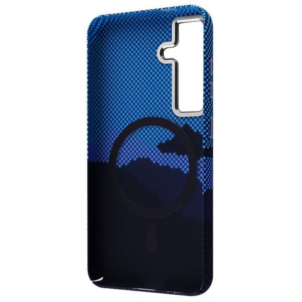 Чохол WAVE Gleam Case with Magnetic Ring Samsung Galaxy S25 gold stripes 359741 фото