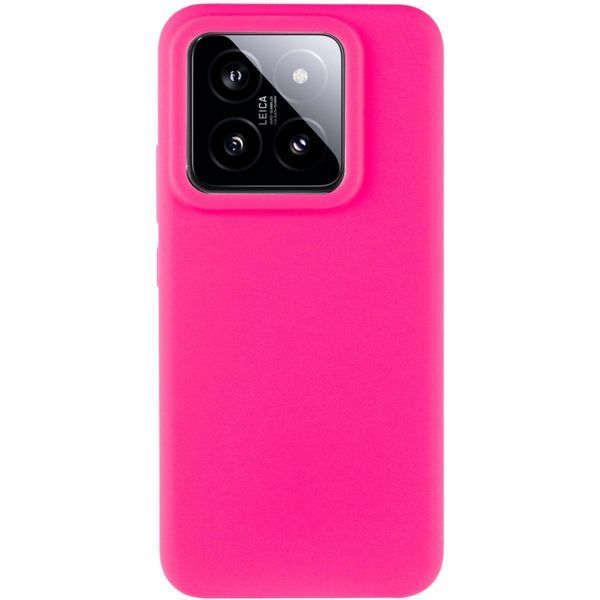 Чохол Silicone Cover Lakshmi (AAA) для Xiaomi 14 Pro Рожевий / Barbie pink 286953 фото