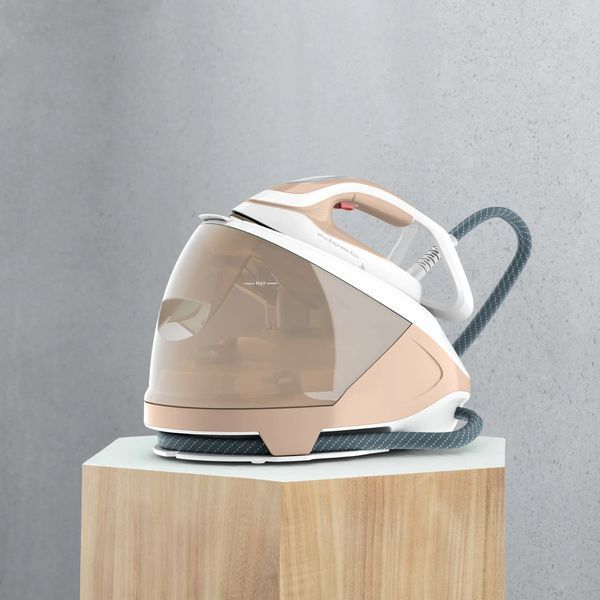 Праска-парогенератор Tefal Pro Express Eco, 2200Вт, 1800мл, паровий удар -550гр, постійна пара - 140гр, біло-золотий (GV9E22E0) 374277 фото
