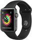 Смарт-годинник Apple Watch Series 3 38mm GPS Aluminum Space Gray Case with Gray Sport Band (MTF02 ) 127080 фото 1