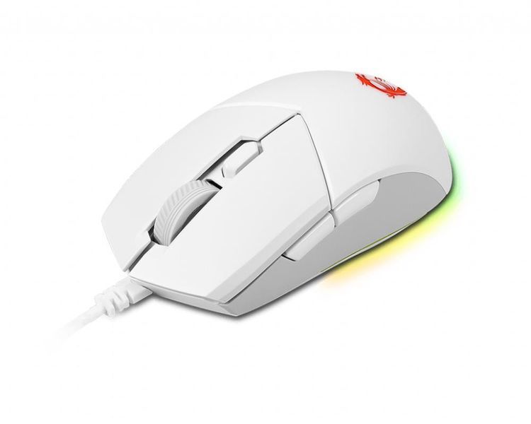 Mиша USB OPTICAL GAMING CLUTCH GM11 WHITE MSI 292134 фото