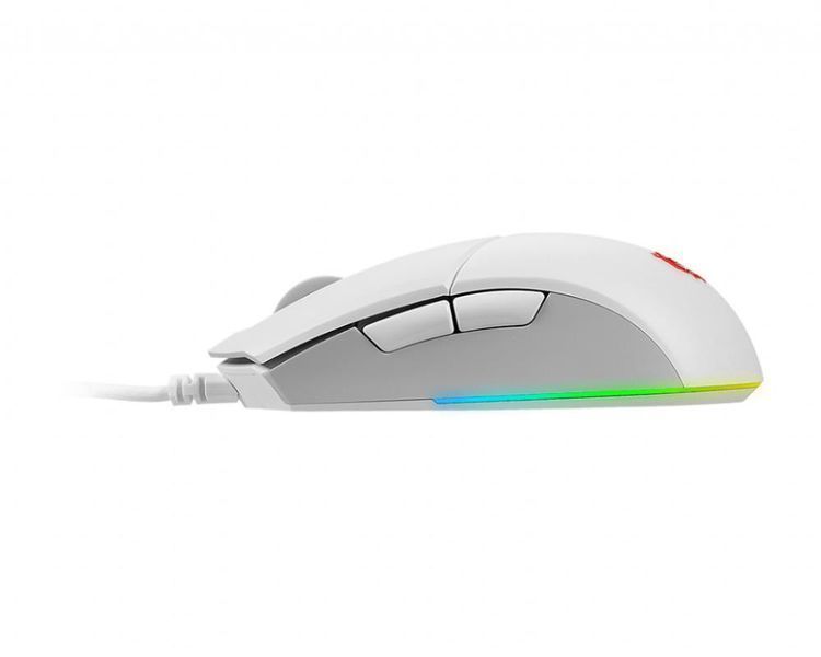 Mиша USB OPTICAL GAMING CLUTCH GM11 WHITE MSI 292134 фото