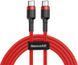 Кабель Baseus Cafule Type-C/Type-C (CATKLF-G09) Red 1m 214750 фото 4