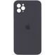 Чохол Silicone Case Square Full Camera Protective (AA) для Apple iPhone 11 Pro Max (6.5") Сірий / Dark Gray 202741 фото 1