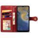 Кожаный чехол книжка GETMAN Gallant (PU) для ZTE Blade A51 Красный 216045 фото 3