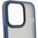 TPU+PC чохол Metal Buttons для Apple iPhone 13 Pro Max (6.7") Синій 217602 фото 3