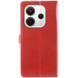 Шкіряний чохол-книжка GETMAN Gallant (PU) для Xiaomi Redmi Note 14 4G (Europe version) Червоний 358899 фото 2