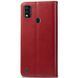 Кожаный чехол книжка GETMAN Gallant (PU) для ZTE Blade A51 Красный 216045 фото 1