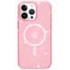Чохол TPU Galaxy Sparkle (MagFit) для Apple iPhone 16 Pro (6.3") Pink+Glitter 317030 фото 8