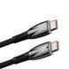 Кабель Baseus Glimmer Series Fast Charging Type-C to Type-C 100W (1m) black (CADH000701) 400118 фото 4