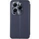 Шкіряний чохол-книжка Classy для Infinix Hot 40 / 40 Pro / Tecno Spark 20 Pro Темно-синій 377796 фото 3